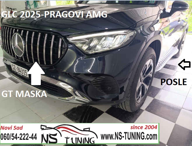 Glc 220d x254 2023 2024 2025 2026 mercedes pragovi bocni amg ugradnja novi sad ns tuning